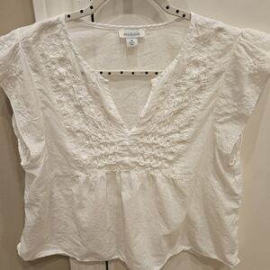 Sundance Babydoll Top Beautiful Details